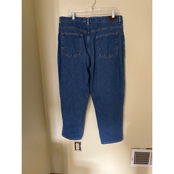 L.L.Bean Womens Double L Relaxed Fit Jeans Size 16WPetite Blue Denim Cotton Poly - Picture 2 of 12